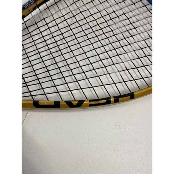 HEAD Ti Raptor Titanium Technology Racquetball Racket - 3-5/8‎ Yellow/Blue READ - Picture 5 of 7